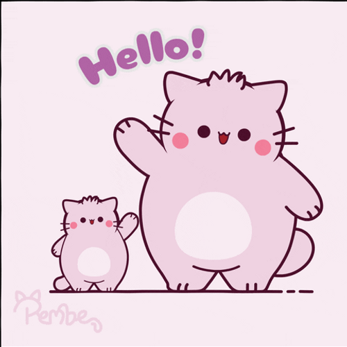 Cat Waving GIFs