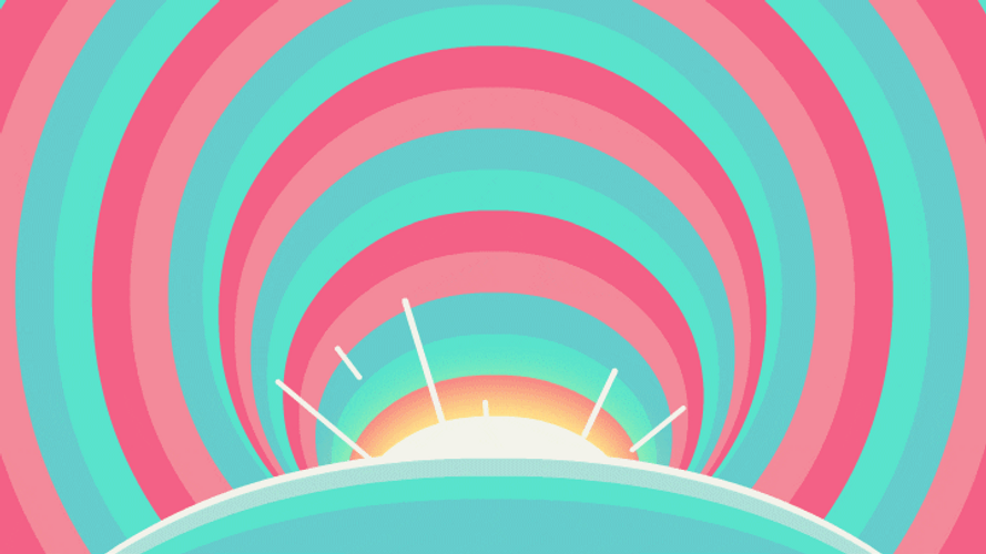 Colorful Optical Illusion GIFs