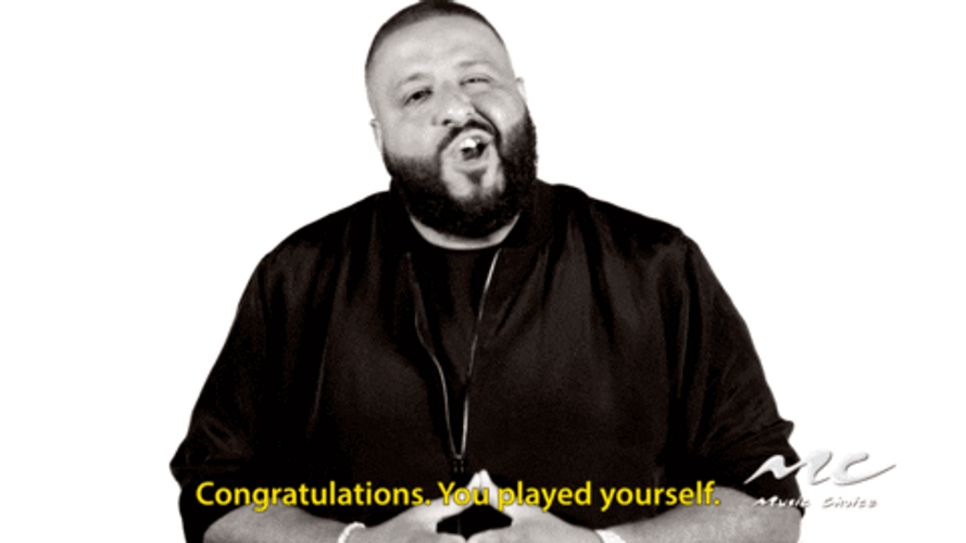 Congratulations You Played Yourself GIFs