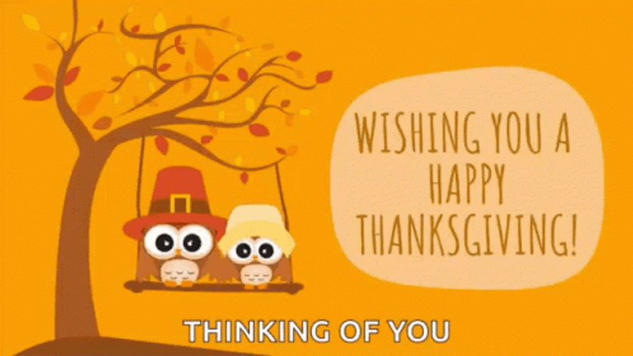 Cute Happy Thanksgiving GIFs