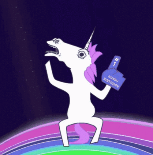Happy Birthday Unicorn GIFs