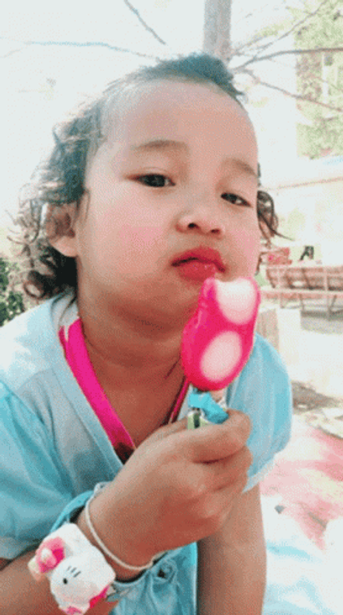 Little Girl Popsicle GIFs