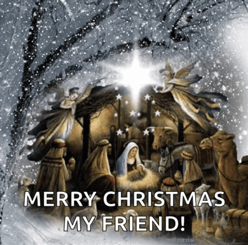 Merry Christmas Friend GIFs