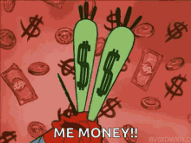 Mr Krabs Money GIFs