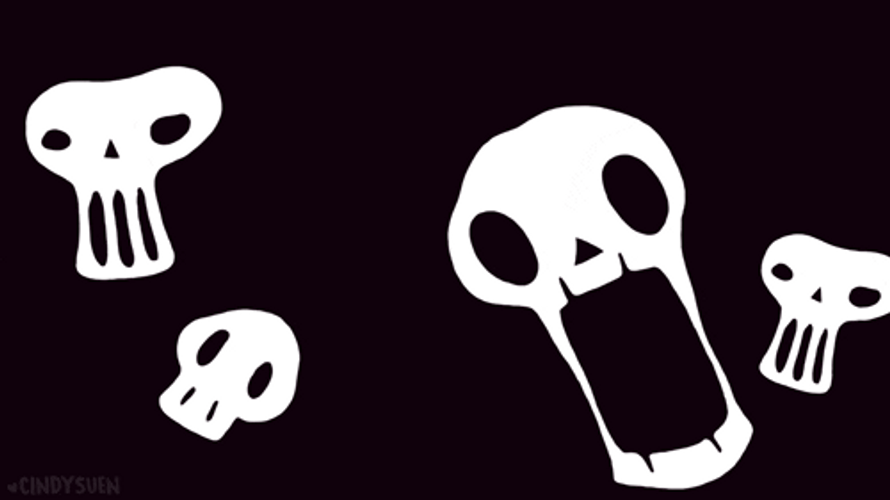 Scary Skulls GIFs