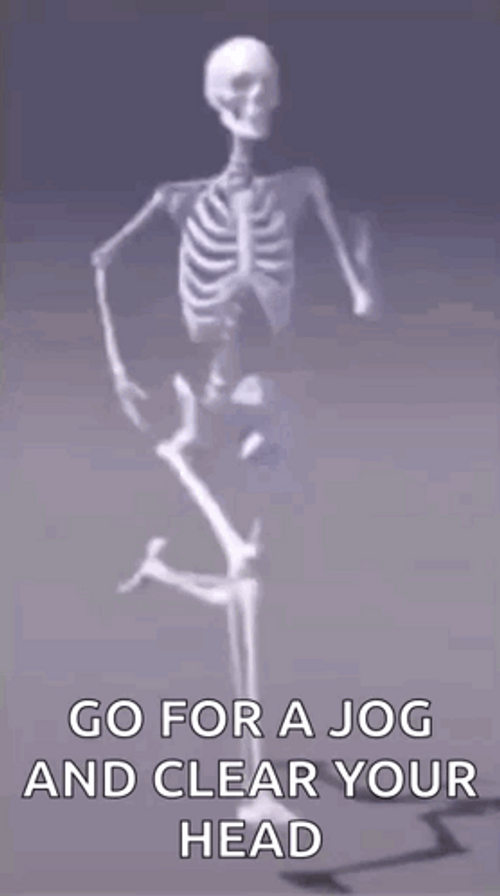 Skeleton Running GIFs