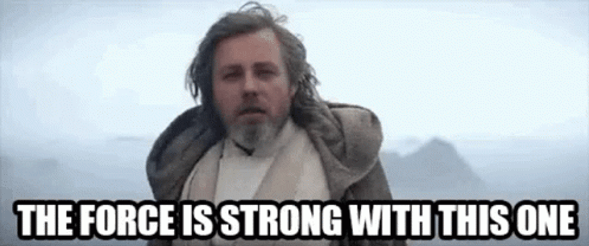 The Force Is Strong With This One Gif GIFs
