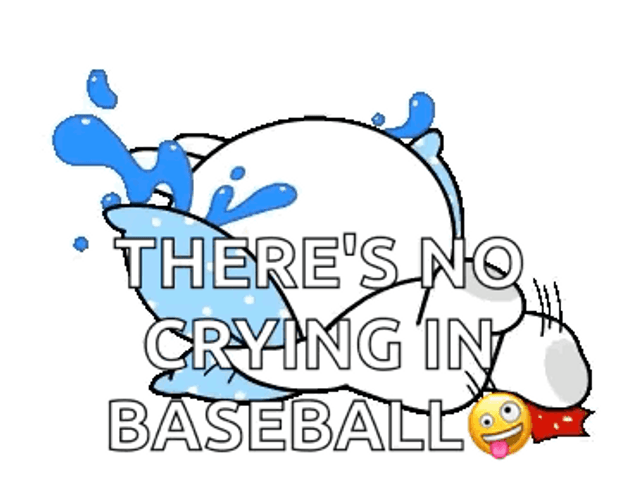 There's No Crying In Baseball GIFs