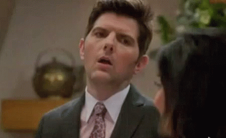 Adam Scott Closing His Eyes GIF | GIFDB.com