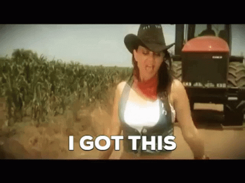 Agriculture Tractor Cowgirl Gif Gifdb Com
