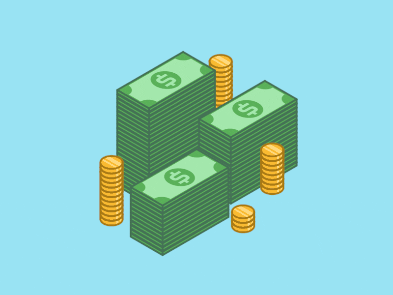 Animated Stash Of Money GIF 