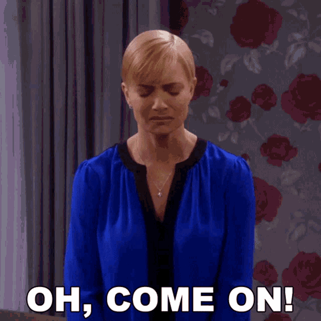 Annoyed Jaime Pressly Come On Shout GIF