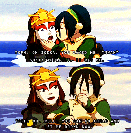 Avatar The Last Airbender Toph Let Me Drown Now GIF | GIFDB.com
