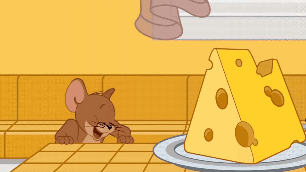 Cheese Happy Jerry Cartoon GIF