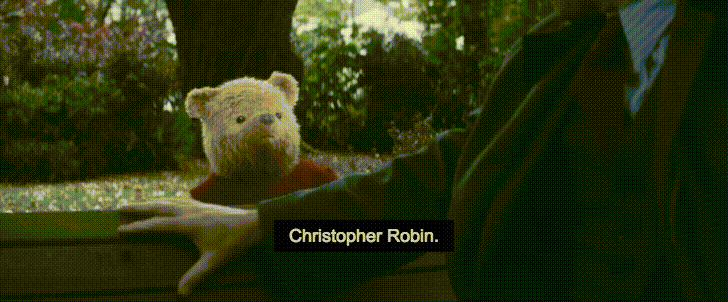 Christopher Robin Winnie The Pooh Approach GIF | GIFDB.com
