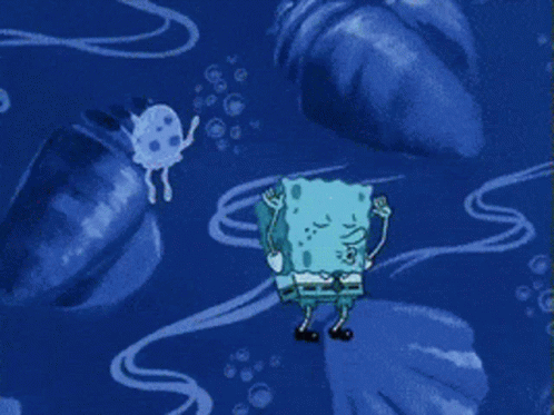 Colorful Music Frequency Spongebob Dancing GIF | GIFDB.com