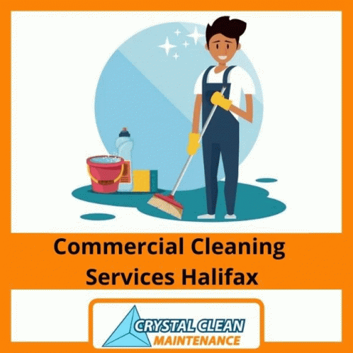 Commercial Cleaning Animation Ads GIF 