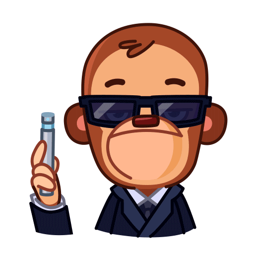 Cool Monkey Puppet Men In Black GIF