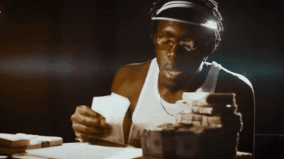 Counting Money Cash Rapper Shelem GIF | GIFDB.com