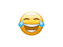 Crying Laughing Emoji Reactions GIF 