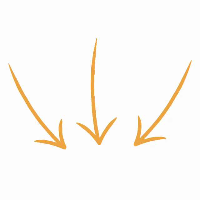 Cute Doodle Arrows Down GIF