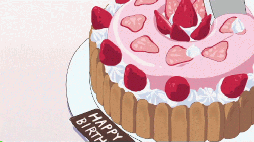 Anime Cake  Decorated Cake by The Pinkery Cake  CakesDecor