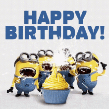 Despicable Me Minion Happy Birthday Boss Gru GIF | GIFDB.com