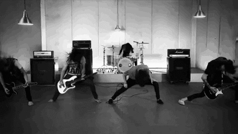 Emo Rock Band Headbang GIF | GIFDB.com