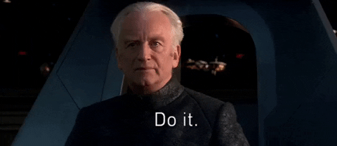 Emperor Palpatine Do It GIF | GIFDB.com