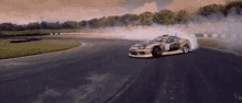 Fast Race Car Drifting Sideways GIF | GIFDB.com