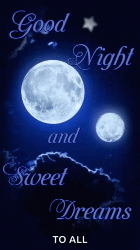 Full Moon Sweet Dreams Buona Notte GIF | GIFDB.com