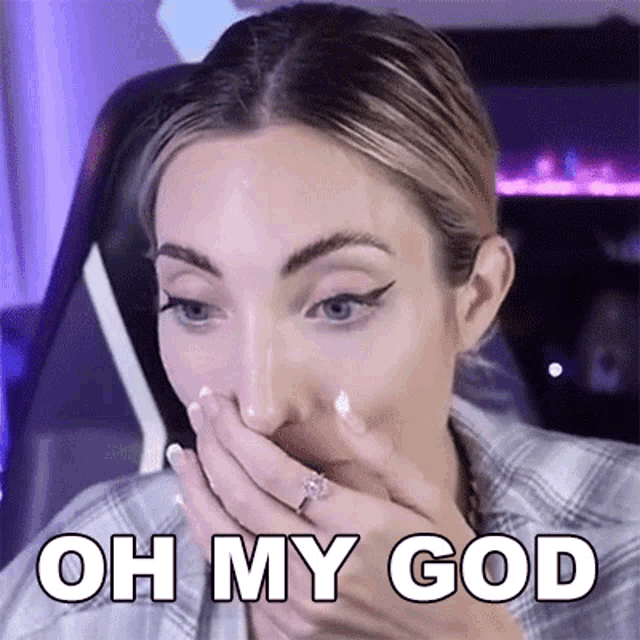 Gamer Avori Covering Her Mouth Oh My God GIF