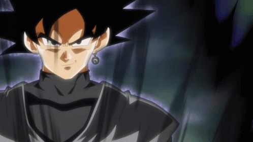 Goku Black Teasing Smirk GIF | GIFDB.com