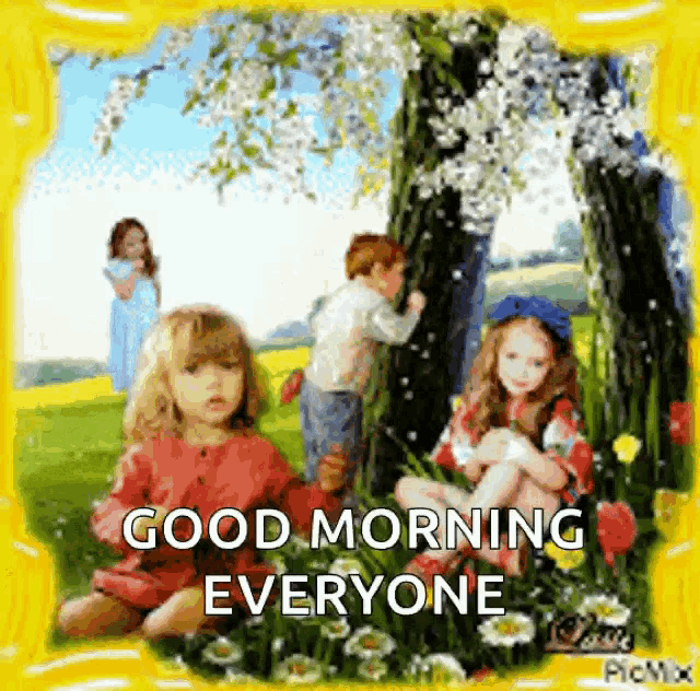 Good Morning Everyone Picnic GIF