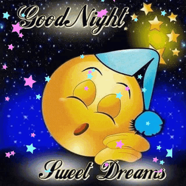 Good Night Sleeping Emoji GIF 