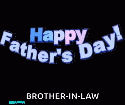 Happy Fathers Day Brother In Law Wave Message GIF | GIFDB.com