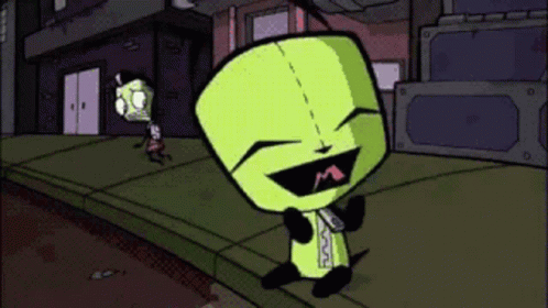 Happy Gir Invader Zim GIF | GIFDB.com