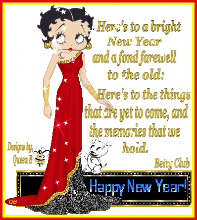 Happy New Years Betty Boop GIF | GIFDB.com