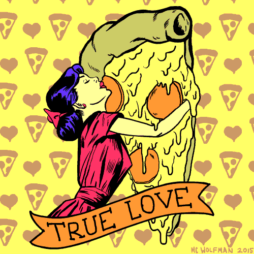 Hungry Pizza True Love GIF 