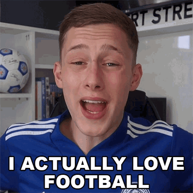 I Actually Love Football GIF