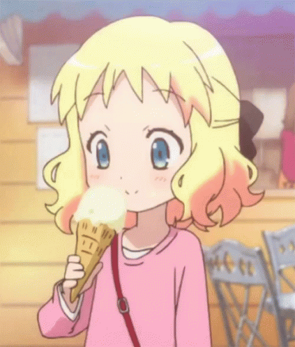 Ice Cream Cute Anime Girl GIF 