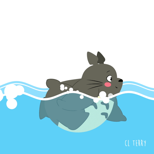 Just Keep Swimming Cute My Neighbor Totoro GIF