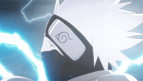 Kakashi Hatake Chidori Lightning Cutter Punch GIF | GIFDB.com