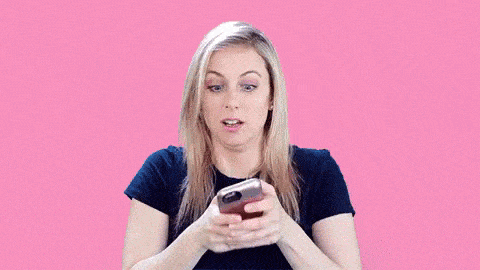Lady Getting Crazy On Best Smartphone GIF GIFDB picture image