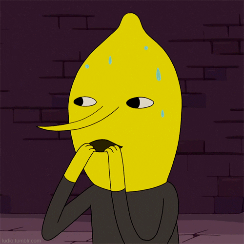 Lemongrab Mouth Wide Open GIF