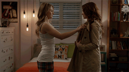 Lesbians Removing Off Coat GIF | GIFDB.com