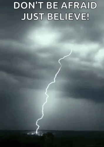 Lightning With Quote GIF 