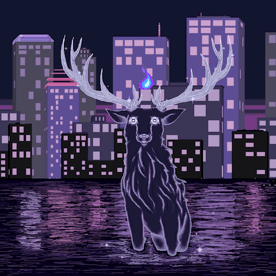 Moving Deer Pictures Art GIF