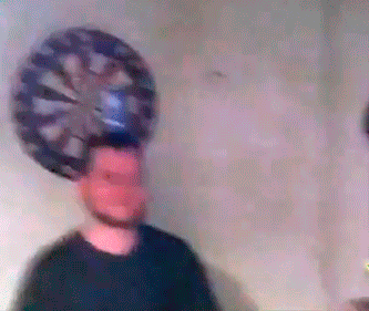 Nailed It Forehead Dart Guy GIF | GIFDB.com