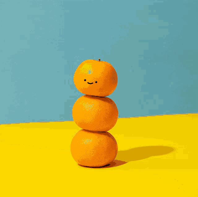 Orange Fruit Cute Smile GIF